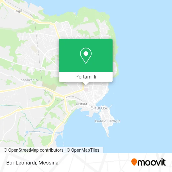 Mappa Bar Leonardi