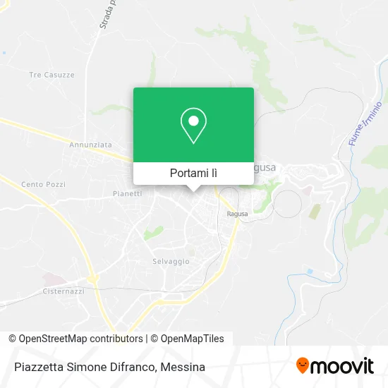 Mappa Piazzetta Simone Difranco