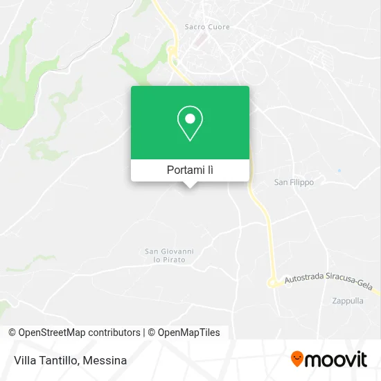 Mappa Villa Tantillo
