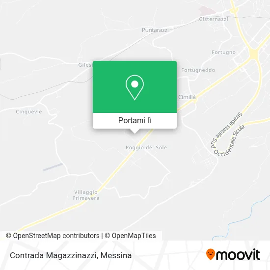 Mappa Contrada Magazzinazzi