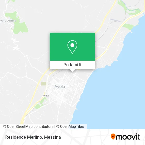 Mappa Residence Merlino