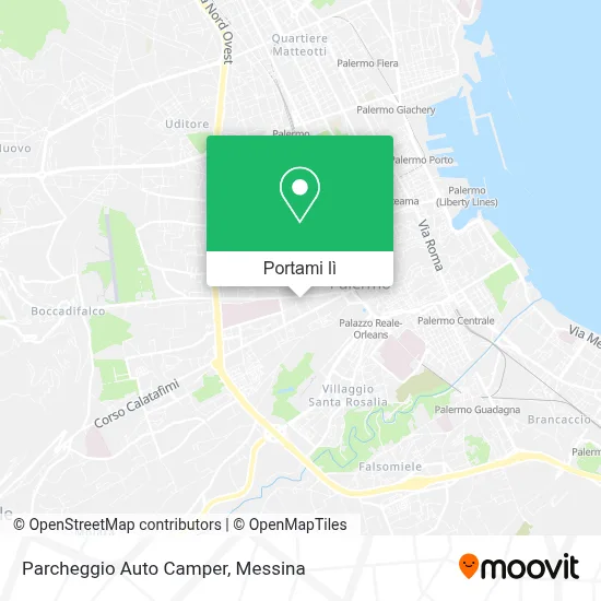 Mappa Parcheggio Auto Camper