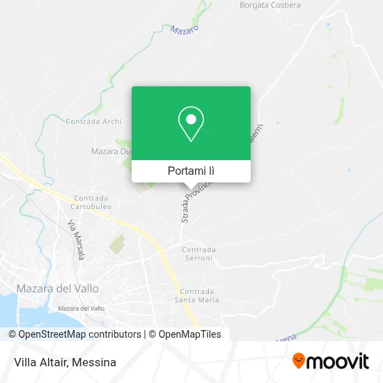 Mappa Villa Altair