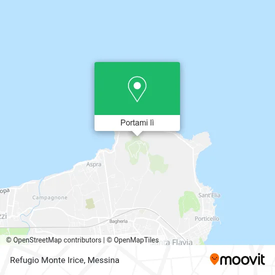 Mappa Refugio Monte Irice