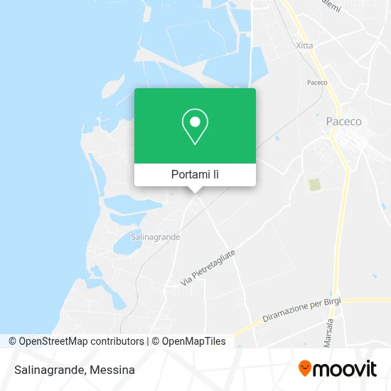 Mappa Salinagrande