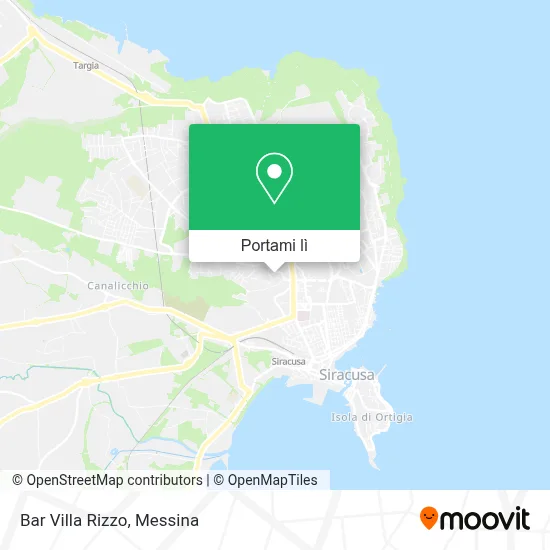 Mappa Bar Villa Rizzo