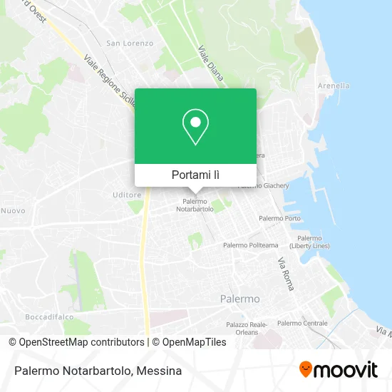 Mappa Palermo Notarbartolo