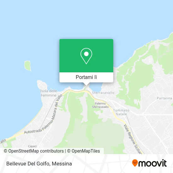 Mappa Bellevue Del Golfo