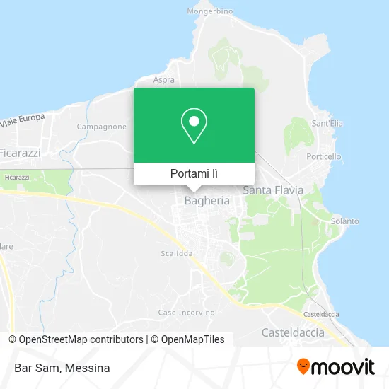 Mappa Bar Sam