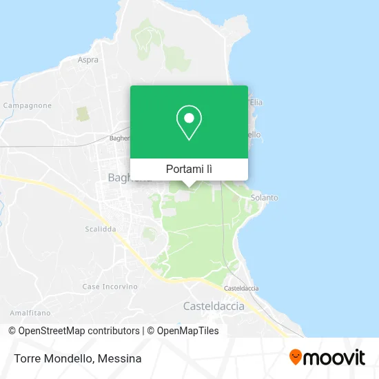 Mappa Torre Mondello