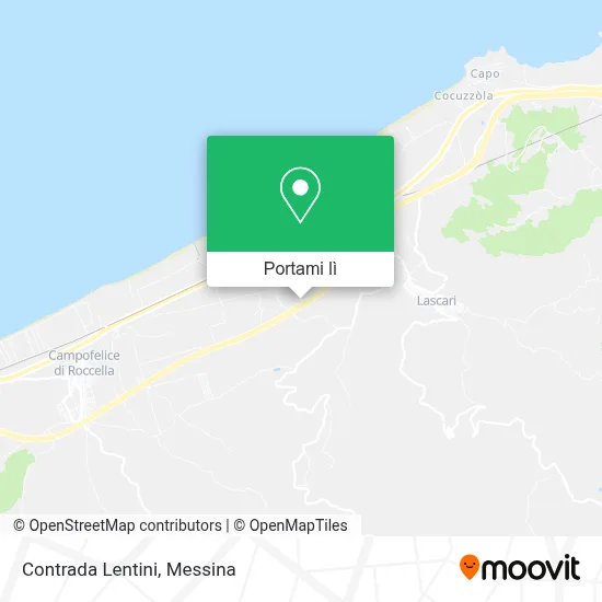 Mappa Contrada Lentini