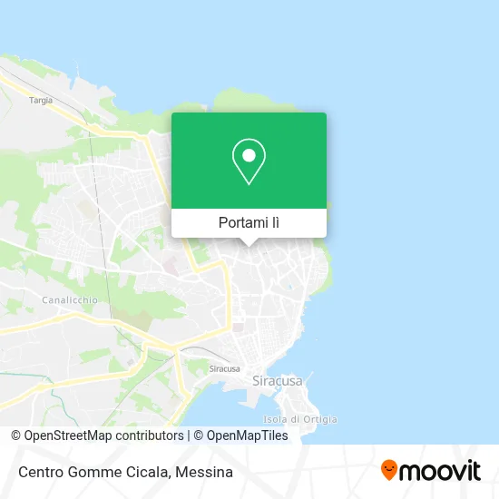 Mappa Centro Gomme Cicala