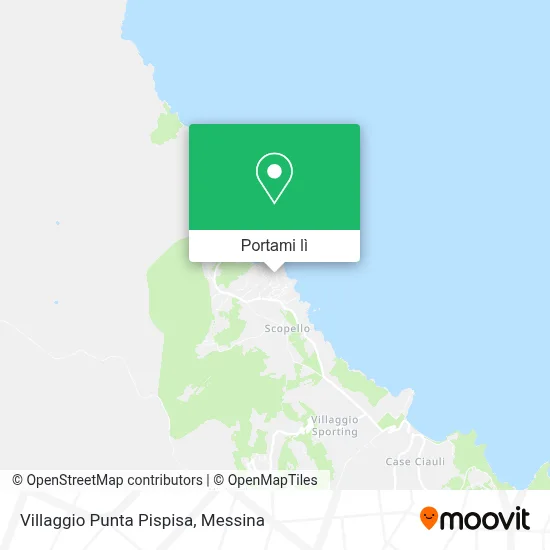 Mappa Villaggio Punta Pispisa