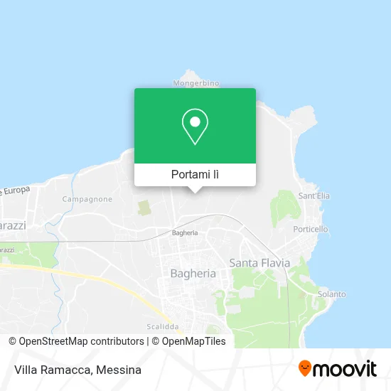Mappa Villa Ramacca