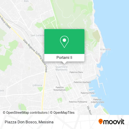 Mappa Piazza Don Bosco