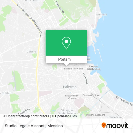 Mappa Studio Legale Visconti