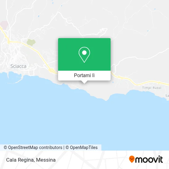 Mappa Cala Regina