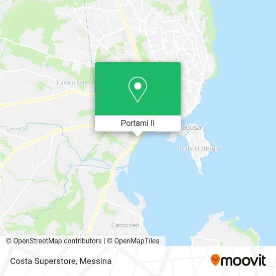 Mappa Costa Superstore