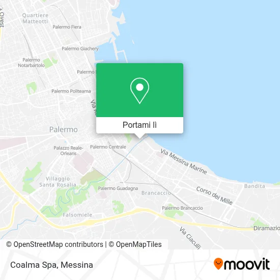 Mappa Coalma Spa