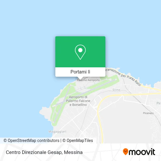 Mappa Centro Direzionale Gesap