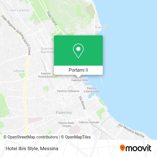 Mappa Hotel Ibis Style