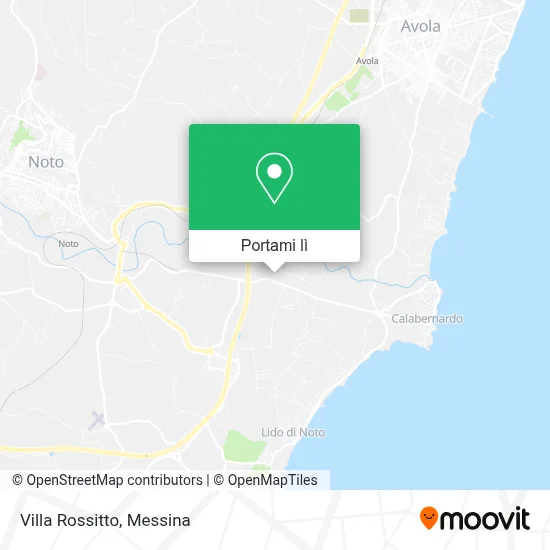 Mappa Villa Rossitto