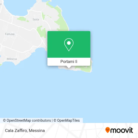 Mappa Cala Zaffiro