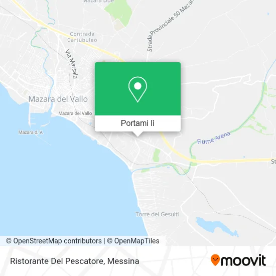 Mappa Ristorante Del Pescatore