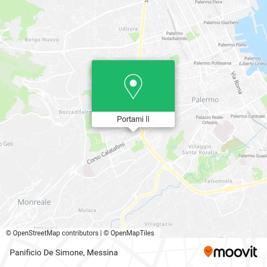 Mappa Panificio De Simone