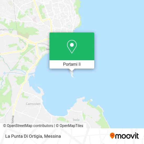 Mappa La Punta Di Ortigia