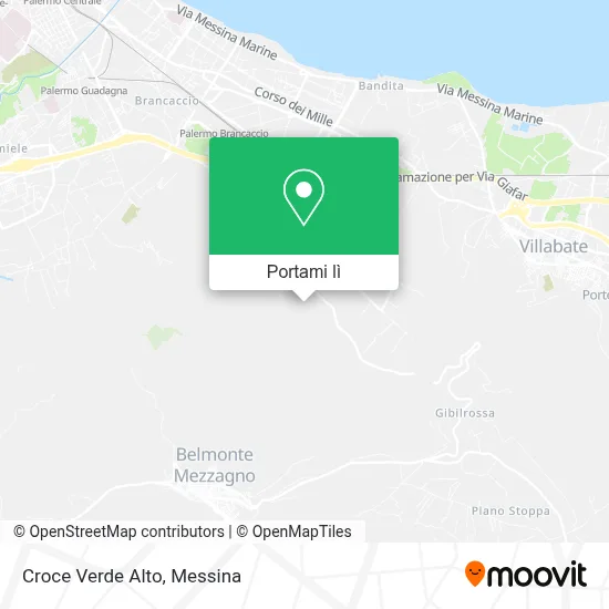 Mappa Croce Verde Alto