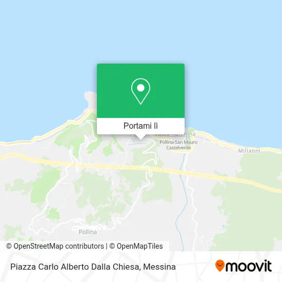 Mappa Piazza Carlo Alberto Dalla Chiesa