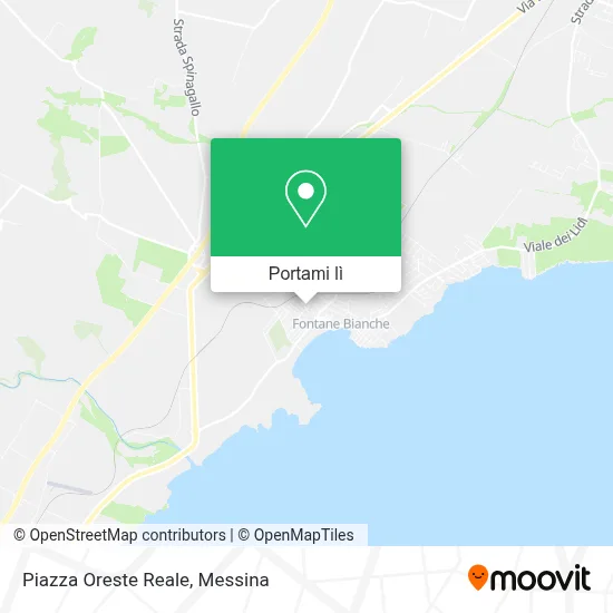Mappa Piazza Oreste Reale