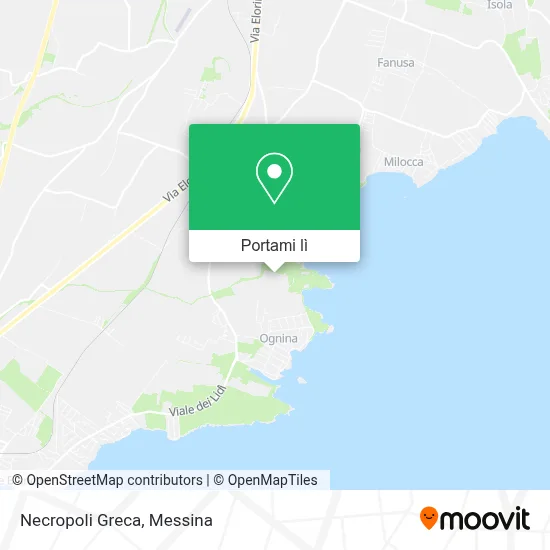 Mappa Necropoli Greca
