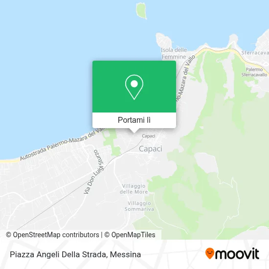 Mappa Piazza Angeli Della Strada