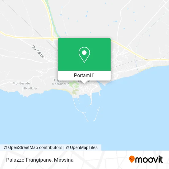 Mappa Palazzo Frangipane