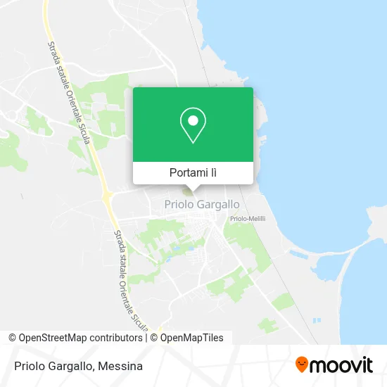 Mappa Priolo Gargallo