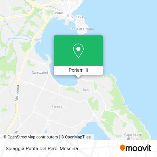 Mappa Spiaggia Punta Del Pero