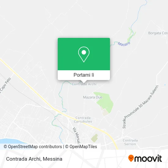 Mappa Contrada Archi