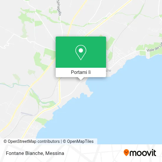 Mappa Fontane Bianche