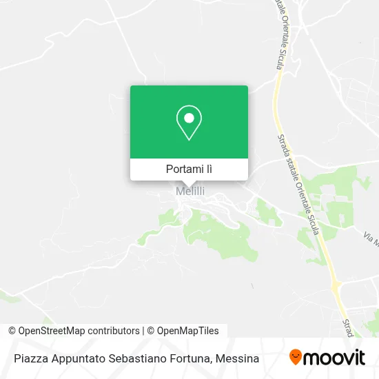 Mappa Piazza Appuntato Sebastiano Fortuna