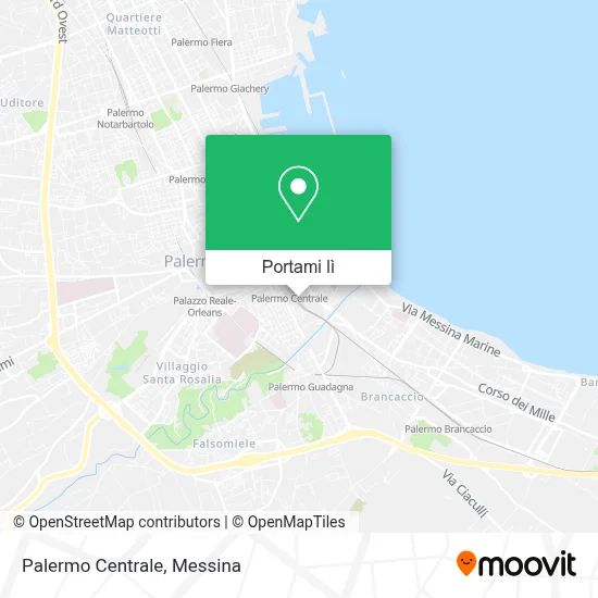 Mappa Palermo Centrale