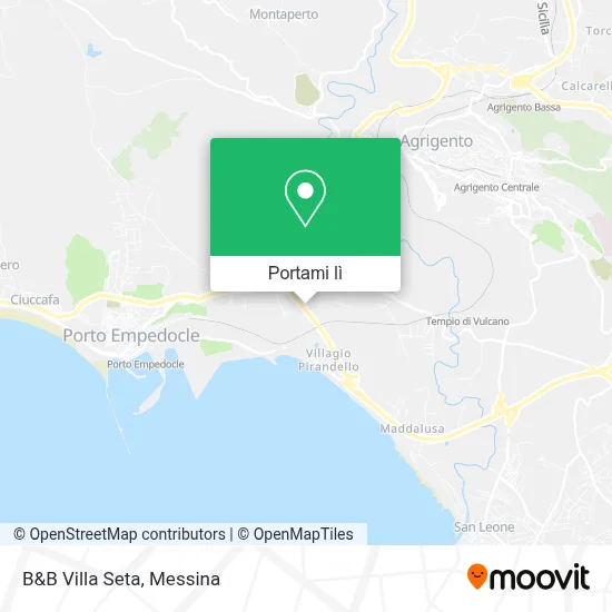 Mappa B&B Villa Seta