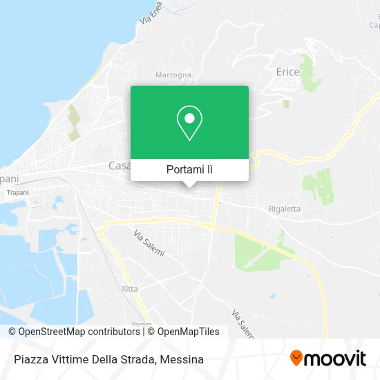 Mappa Piazza Vittime Della Strada