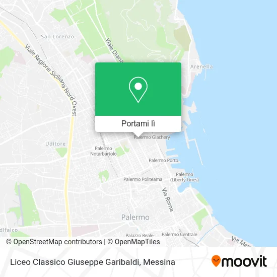 Mappa Liceo Classico Giuseppe Garibaldi