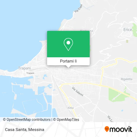 Mappa Casa Santa
