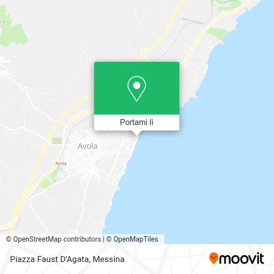 Mappa Piazza Faust D'Agata