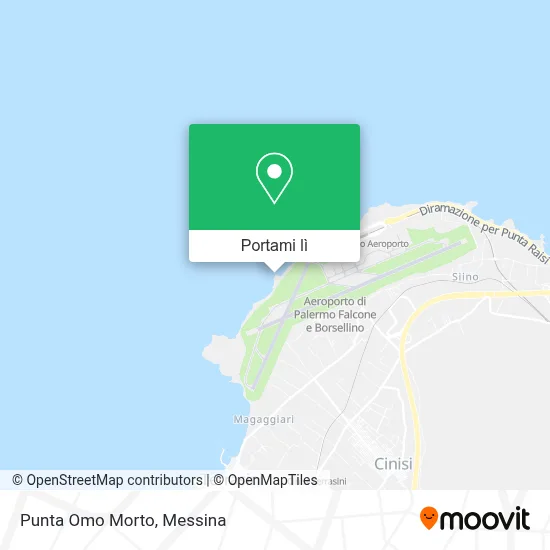 Mappa Punta Omo Morto