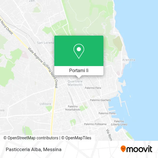 Mappa Pasticceria Alba