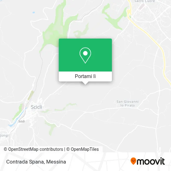 Mappa Contrada Spana
